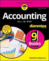 Accounting All-In-One for Dummies, with Online Practice 1119453895 Book Cover