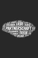 Partnerschaft: Notizblock A5 120 Seiten | Punktraster | Notizbuch als Wortwolke | Deine Notizen, Termine, Planung, Tagebuch oder Organisation (German Edition) 1691591912 Book Cover