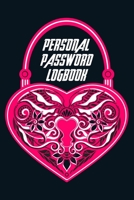 Personal Password Logbook: Internet Password Logbook For Seniors, password book small 6" x 9", Small Password Logbook for Senior Women 1660129338 Book Cover