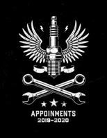 Appointment Book 2019 - 2020: Mechanic appointment book 2019 - 2020 (September - August) Month to Month Calendar + Daily / Hourly appointments w/ 15 min slots 1703761227 Book Cover