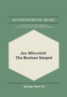 The Bochner Integral 3034855699 Book Cover