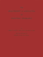 The Measurement of Association in Industrial Geography 0313234426 Book Cover
