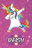 Daisy - Dabbing Unicorn Notebook: Personalized Dabbing Unicorn notebook For Girls Who Love Unicorns - Cute Rainbow Unicorn, Cute Rainbow Unicorn For Kids, School, Students and Teachers (Wide Ruled 6 x 1654932558 Book Cover