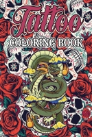 Tattoo Coloring Book for Adults 1678198358 Book Cover