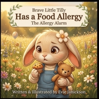Brave Little Tilly Has a Food Allergy: The Allergy Alarm (Brave Little Tilly: Health & Courage Collection) B0HFF3K377 Book Cover