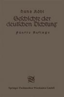 Geschichte Der Deutschen Dichtung 3663154092 Book Cover