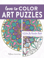 Love to Color Art Puzzles: A Color by Number Book of Petals, Patterns, Mandalas and More 1440350523 Book Cover