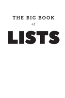 The Big Book of Lists, A Blank List Journal - 6x9 1713273489 Book Cover