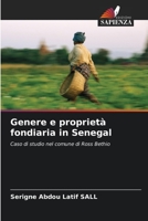 Genere e proprietà fondiaria in Senegal (Italian Edition) 6206480216 Book Cover