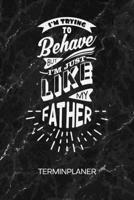 TERMINPLANER: Sohnemann Kalender Vater Sohn Sprüche Terminkalender - Familie Wochenplaner Vater Sohn Wochenplanung Humor Taschenkalender Witze To-Do Liste Termine (German Edition) 1672452597 Book Cover