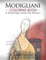 Modigliani Coloring Book: 8 Paintings from the Master 1619495716 Book Cover