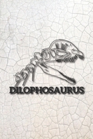 Eikland - Notes: Dinosaurier Dilophosaurus Sch�del - Notizbuch 15,24 x 22,86 Punktgitter 1705847552 Book Cover