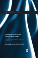 Universities and Global Human Development: Theoretical and Empirical Insights for Social Change 0815355874 Book Cover