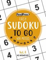 SUDOKU TO GO (400 Puzzles, easy): Sudoku Puzzle Books for adults 1979619263 Book Cover