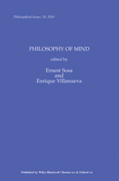 Philosophical Issues, Philosophy of Mind 1444339540 Book Cover