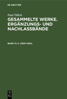 II. (1920-1924): Mit Einer Historischen Einleitung 3110176637 Book Cover