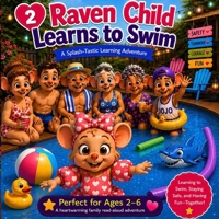 Raven Child Learns to Swim: A Splash-Tastic Learning Adventure B0H7LHN2D4 Book Cover