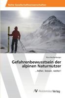 Gefahrenbewusstsein Der Alpinen Naturnutzer 3639468856 Book Cover