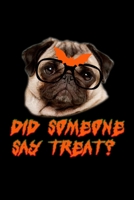 Did Someone Say Treat?: 110 Game Sheets - Four in a Row Fun Blank Games | Soft Cover Book for Kids for Traveling & Summer Vacations | Mini Game | ... cm | Double Player | Funny Great Gift Paper 171048571X Book Cover