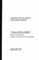 Human Resource Practices for Implementing Advanced Manufacturing Technology 030907813X Book Cover