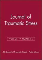 Journal of Traumatic Stress (JTS - single issue Journal of Traumatic Stress) 0787996084 Book Cover