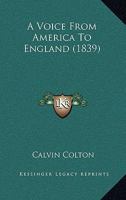 A Voice From America To England 1275823343 Book Cover