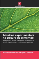 Técnicas experimentais na cultura do pimentão 6207387317 Book Cover