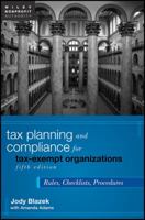 Tax Planning and Compliance for Tax-Exempt Organizations, 2008 Cumulative Supplement: Rules, Checklists, Procedures (Tax Planning and Compliance for Tax Exempt Organizations) 0470903449 Book Cover