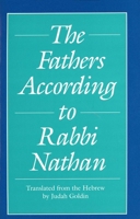 The Fathers According to Rabbi Nathan (Yale Judaica Series) 0300046979 Book Cover