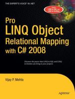 Pro LINQ Object Relational Mapping in C# 2008 (Pro) B072JGP6G4 Book Cover
