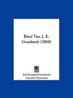 Brief Van J. E. Goudsmit (1868) 1160048320 Book Cover