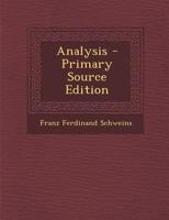 Analysis 1021545031 Book Cover