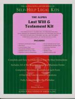 The Alpha Last Will and Testament Kit: National Edition 0937434760 Book Cover