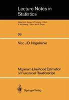 Maximum Likelihood Estimation of Functional Relationships 038797721X Book Cover