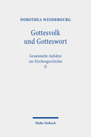 Gottesvolk Und Gotteswort: Gesammelte Aufsatze Zur Kirchengeschichte II 3161617304 Book Cover