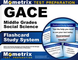 GACE Middle Grades Social Science Flashcard Study System: GACE Test Practice Questions & Exam Review for the Georgia Assessments for the Certification of Educators (Cards) 1609718194 Book Cover