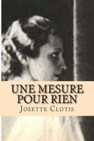 Une mesure pour rien 3967873552 Book Cover
