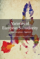 Varieties of European Subsidiarity: A Multidisciplinary Approach 1910814571 Book Cover