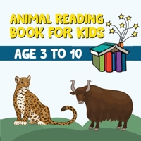 Animal Reading: Book For Kids B08J5955B4 Book Cover