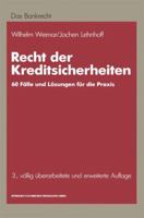 Recht Der Kreditsicherheiten 3409400559 Book Cover