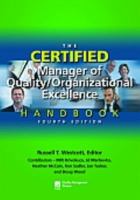 The Certified Manager of Quality/Organizational Excellence Handbook 0873898613 Book Cover