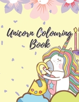 Unicorn colouring Book B08HQ6CYHS Book Cover