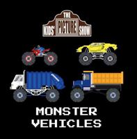 Monster Vehicles (The Kids' Picture Show) B0DZPBQX71 Book Cover