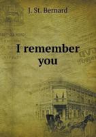 I Remember You 5518602618 Book Cover