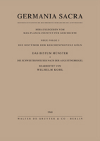 Die Bistümer Der Kirchenprovinz Köln. Das Bistum Münster I. Die Schwesternhäuser Nach Der Augustinerregel 3110012901 Book Cover