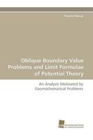 Oblique Boundary Value Problems and Limit Formulae of Potential Theory 3838113292 Book Cover