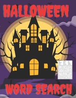Halloween Word Search Book: Puzzle For Adults And Kids B08JHV8525 Book Cover