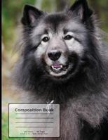 Keeshond Composition Book / Notebook, Wide-Ruled, 8 1/2 x 11, 100 Sheets 1974142280 Book Cover