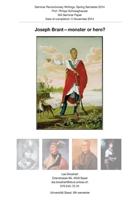 Joseph Brant - Monster or Hero? 1517774942 Book Cover