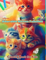 Adorable Kitten Families - Coloring Book for Kids - Creative Scenes of Endearing and Playful Cat Families: Cheerful Images of Lovely Kittens for Children's Relaxation and Fun B0CSG8WY5W Book Cover